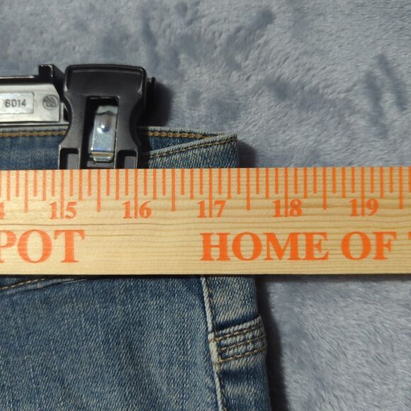 Zara Men's Jeans Size 36x28 Distressed Slim Light Wash Denim Taper Casual Pants - Picture 4 of 6